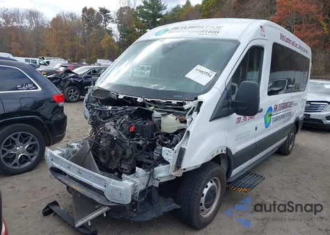 2021 Ford Transit-350 Passenger Van Xl z USA, uszkodzony, nr VIN 1FDAX2C83MKB01505